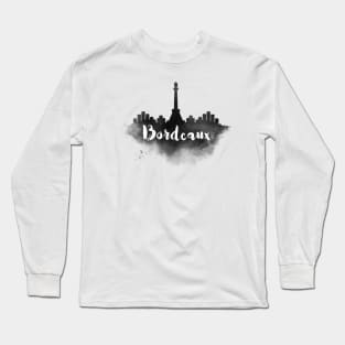 Bordeaux watercolor Long Sleeve T-Shirt